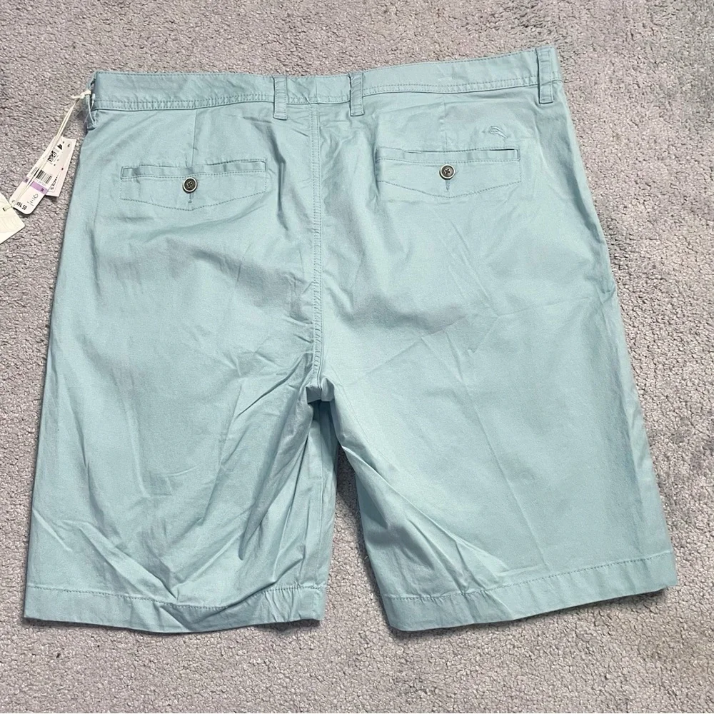 Tommy Bahama Boracay 38 Green Blue Flat Front Pockets Chino 10